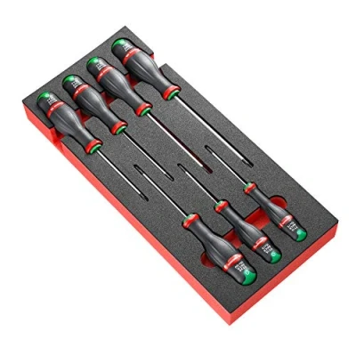 Imagen de FACOM MODM.ATXR Juego de 7 destornilladores Torx PROTWIST en módulo espuma