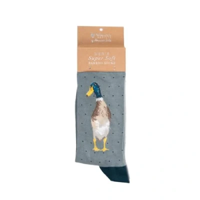 Imagen de Wrendale Designs by Hannah Dale&#039;Guard Duck&#039; Calcetines para hombre, Pato, M