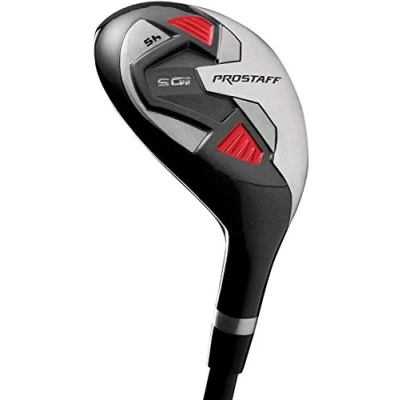 Imagen de Wilson Staff Palos de golf, Pro SGI Hybrid 4, Para zurdos, Varilla grafito, Rojo/Negro, WGD151900