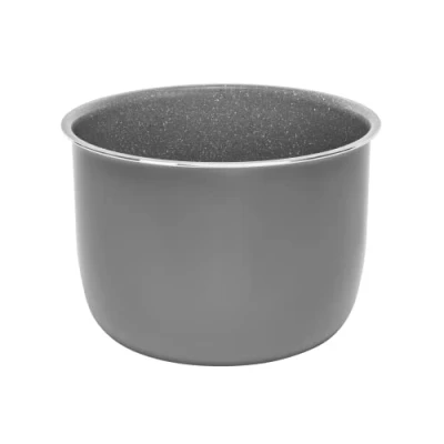 Imagen de ollas GM Cubeta cerámica con Antiadherente tricapa Excélsior. Apta para programables de 6 litros, Gris