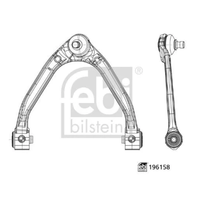 Imagen de FEBI BILSTEIN 196158 Barra oscilante, suspensión de ruedas