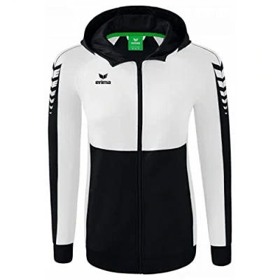Imagen de ERIMA Mujer Six Wings Chaqueta de entrenamiento con capucha, negro, 40
