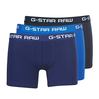 Imagen de G Star Classic Trunk Color 3 PACK Culotte, Hombre, Talla: Small, Light nassau blue/imperial blue/maz blue