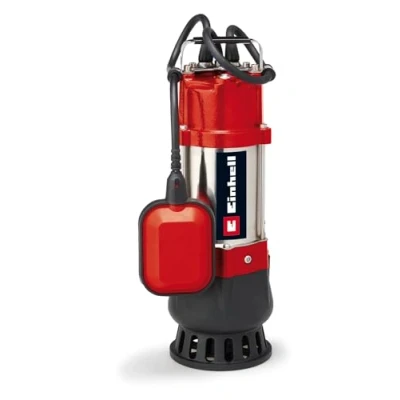 Imagen de Einhell Bomba de aguas residuales (500 W, 12.000 L/h, máx. Cabeza 8 m, Conexión 42 mm, Interruptor flotador altura regulable infinitamente, Carcasa del motor acero inoxidable)