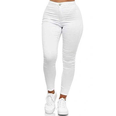 Imagen de Elara Highwaist Vaqueros pitillo, Mujer, Talla: 42, Weiß