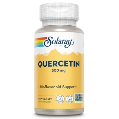 Imagen de Solaray Quercetin 500mg Quercetina 90 VegCaps