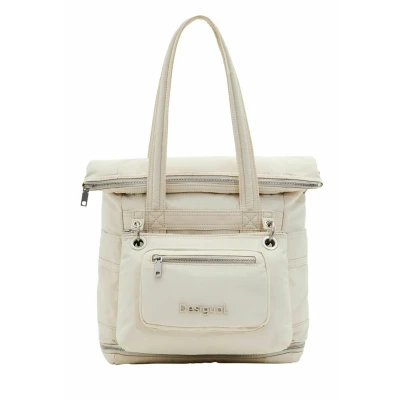 Imagen de Desigual XL Multiposition Voyager Mochila, Mujer, Talla: One Size, White