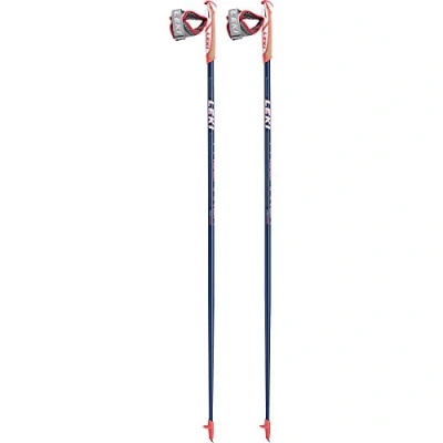 Imagen de LEKI Pacemaker Nordic Walking Stock Dark Blue Metalic/White/Neon Red 100