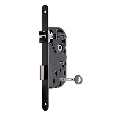 Imagen de Vachette Aube D25R A40/N/SC Cerradura para empotrar, color negro, eje 40 mm