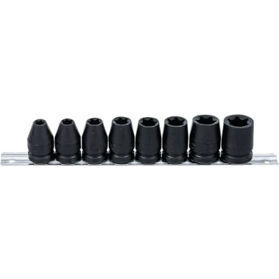 Imagen de BGS 9779 Juego de llaves vaso impacto E Torx entrada cuadrado interior 12,5 mm (1/2&quot;) E10 E24 8 piezas