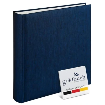 Imagen de Goldbuch Summertime Álbum de Fotos (30 x 31 cm, Cubierta Lino, 50 Hojas), Color Azul