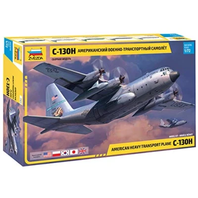 Imagen de Zvezda 530007321 1:72 C 130 H Hercules Maqueta de plástico para montar, réplica detallada 7321, multicolor