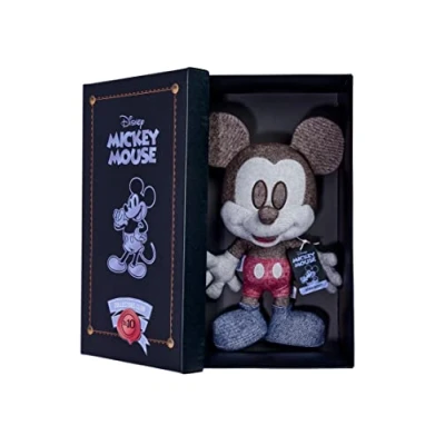 Imagen de Simba 6315870309 Mickey Mouse Mezclilla de Disney, Edición octubre, Exclusivo Amazon, Peluche 35 cm en Caja Regalo, Especial, Limitada, Suave Juguete para Niños Desde el Nacimiento
