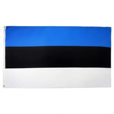 Imagen de AZ FLAG Bandera Estonia 90x60 cm 100% Poliéster Con Ojales de Metal integrados 50g Colores Vivos Y Resistente A La Decoloración