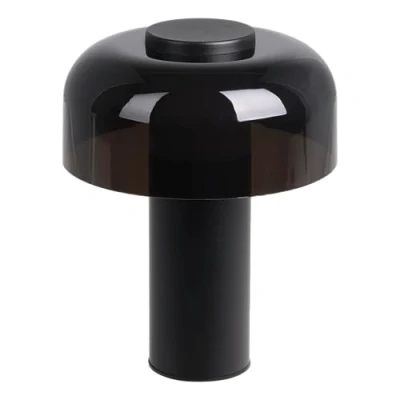 Imagen de EGLO Lámpara de mesa LED recargable Ponente, Ø 16 cm, negra, CCT, atenuable
