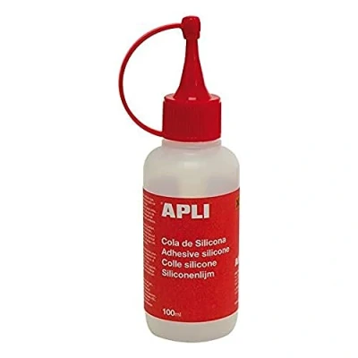 Imagen de APLI 13349 Cola de silicona, 100 ml