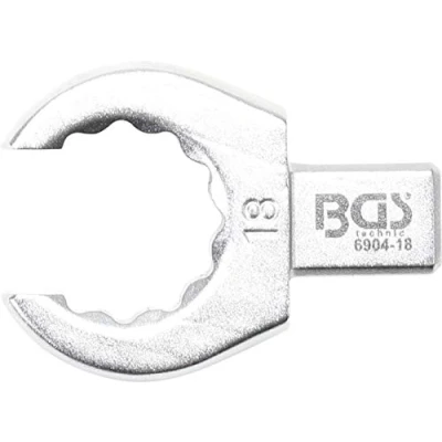 Imagen de BGS 6904 18 Llave de anillo insertable abierta mm Sujeción 9 x 12