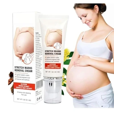 Imagen de Miioto Crema Estrias Antiestrias Embarazo, Previene y Reduce la Formación Estrías Cicatrices, Eliminar Cicatrices del 45g