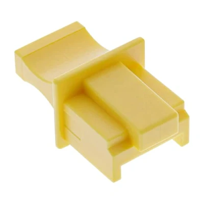 Imagen de InLine 59942J Lote de 100 Tapones Antipolvo para Conector RJ45, Color Amarillo