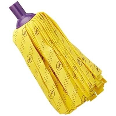 Imagen de Mery Fregona de Tiras Súper Resistentes Multi Superficies No deja Rastro Viscosa Amarillo Medidas: 23 cm