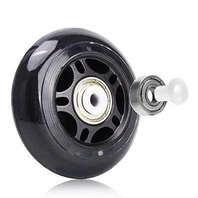 Imagen de SSCYHT Paquete de 8 Ruedas Repuesto 76 mm / 80 82A para Patines en línea, con rodamientos ABEC 7,80mm