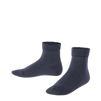 Imagen de FALKE Romantic Net K SO algodón unicolor 1 par, Calcetines Unisex niños, Azul (Marine 6120), 23 26