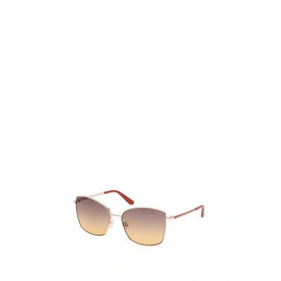 Imagen de Guess Mujer GU00149 32F Gafas de sol Metal Oro Marrón Cuadrada Normal