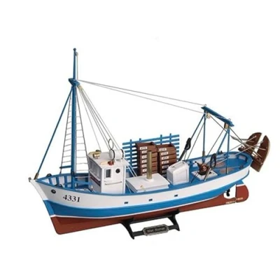 Imagen de Artesanía Latina Maqueta de Barco en Madera Pesca, Mare Nostrum Modelo 20100 N, Escala 1:35 Maquetas para Montar Nivel Medio