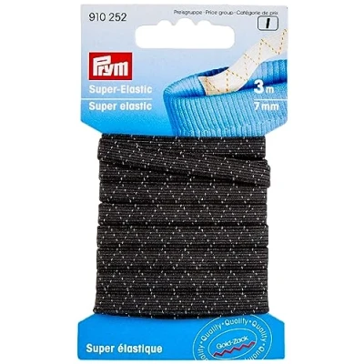 Imagen de Prym, Elástico, Black, 7 mm