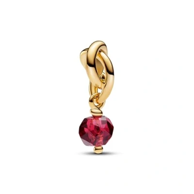 Imagen de PANDORA Moments 763462C07 Colgante de Plata ley con aleación metal chapada en oro y cristal artificial, compatible pulseras Moments, talla única, ley, Cristal.