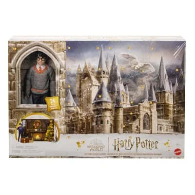 Imagen de Mattel Harry Potter Calendario de Adviento Muñecos juguete con accesorios sorpresa,3 años (HND80)