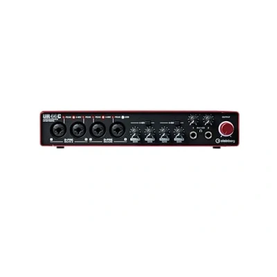 Imagen de Steinberg UR44C EU USB 3 Audio Interface incl MIDI I/O &amp; iPad connectivity RED