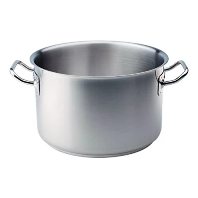 Imagen de Pentole Agnelli Ollas Alta Cazuela con Dos Asas, 18/10 de Acero Inoxidable, Plata, 4 litros