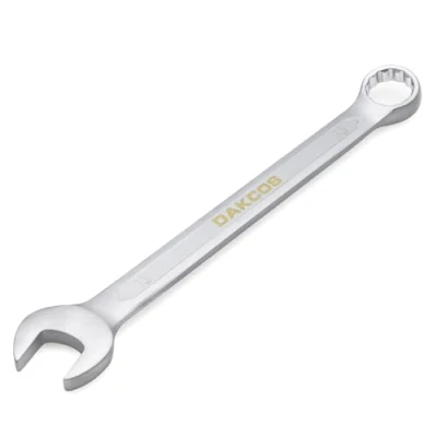 Imagen de DAKCOS Llave combinada métrica de 15mm superficie cromada mate CR V