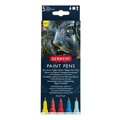 Imagen de DERWENT Paleta de rotuladores pintura, Variados, 5 unidades