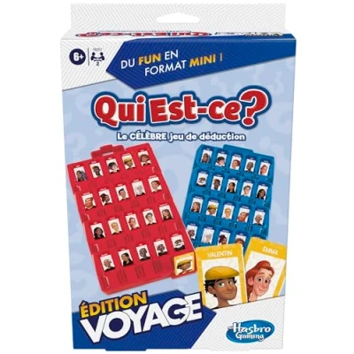 Imagen de Hasbro Gaming ¿Quién es eso? Edición de Viajes, Juego adivinanzas Clásico, portátil para 2 Jugadores, Viaje niños