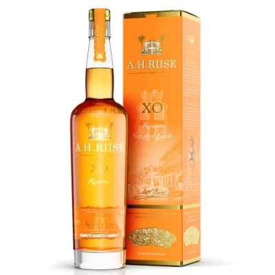 Imagen de A.H. Riise X.O. Reserve Super Premium Single Barrel Rum 40% Vol. 0,7l in Giftbox