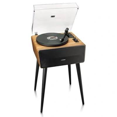 Imagen de Lenco LS 570OK Tocadiscos con altavoces incorporados y Bluetooth® en las patas Madera de roble