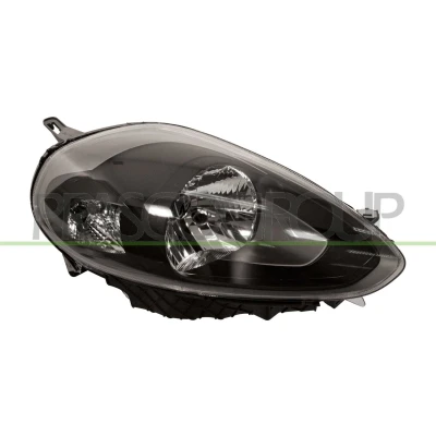 Imagen de PRASCO FT3444923 Faros derecha H4 negro con servomotor para reg. alcance luces FIAT: Punto Evo Hatchback, III Hatchback
