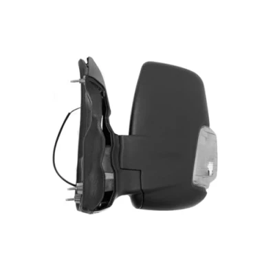 Imagen de Espejo retrovisor Prasco FD9137104 izquierda negro blanco eléctrico calefactable, brazo corto de espejo, convexo FORD: Transit Mk7 Furgoneta