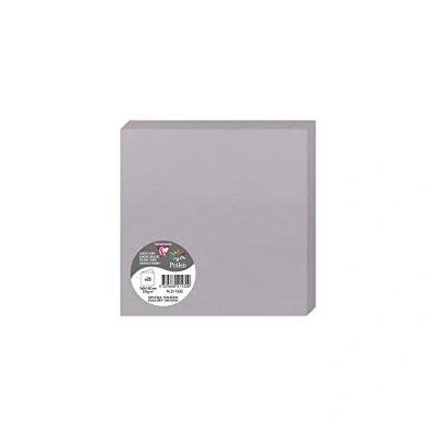 Imagen de Clairefontaine 2126 C Pollen Pack de 25 Sobres dípticas 16 x cm), color Gris Koala 0.10