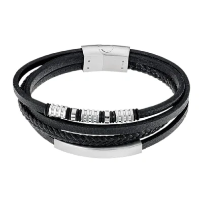Imagen de LOTUS STYLE Pulsera LS2383 2/1 Men In Black Acero inoxidable 316l 213.00 mm Hombre