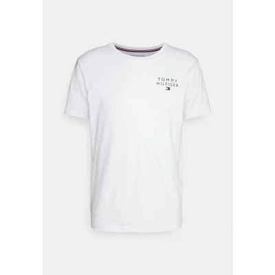 Imagen de Tommy Hilfiger Originalcn SS LOGO Camiseta de pijama, Hombre, Talla: Small, White