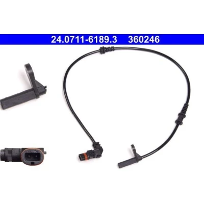 Imagen de ATE 24.0711 6189.3 Sensor de ABS 618 MERCEDES BENZ: Clase C Berlina, T modell