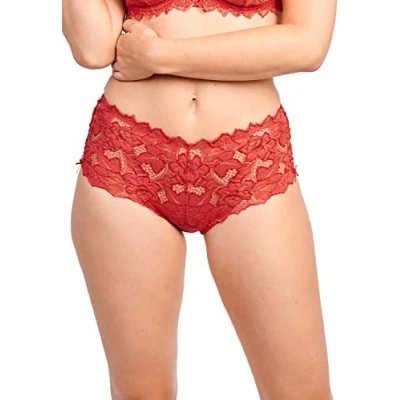 Imagen de Sans Complexe Arum 61564 Calzoncillos, Cardenal Rojo, 48 para Mujer