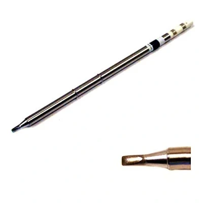 Imagen de Hakko T15 D24 Punta de soldador con forma cincel, 2,4 mm x 4 10 para FM 2027 / 2028