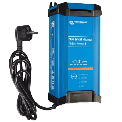 Imagen de Victron Energy Blue Smart IP22 12 Voltios 20 amperios 230V, Cargador de Batería 3 Salidas CEE 7/7, Bluetooth