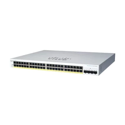 Imagen de Cisco Switch inteligente Business CBS220 48T 4G 48 puertos GE 4 SFP de 1 G 3 años garantía limitada hardware (CBS220 EU)