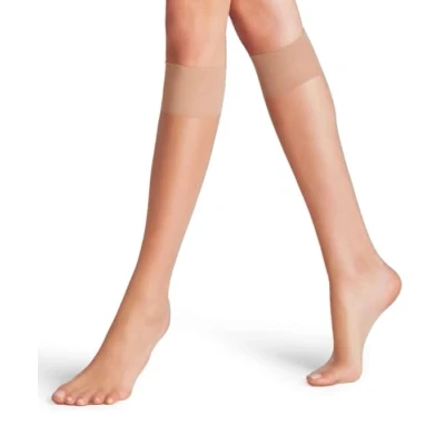 Imagen de FALKE Shelina 12 DEN W KH ultra transparente unicolor 1 par, Calcetines largos Mujer, Color piel (Brasil 4679), 39 42