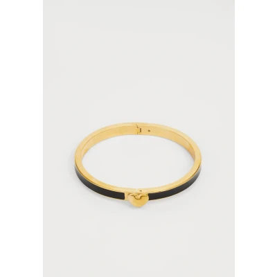 Imagen de kate spade new york Heart YOU Hinged Bangle Pulsera, Mujer, Talla: One Size, Black/gold